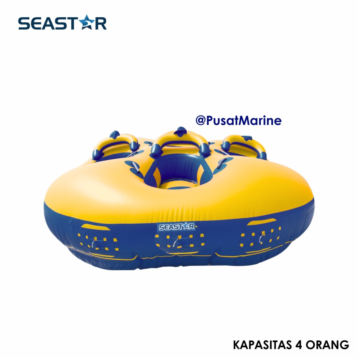 Donat Boat 4 Yellow-Royal Blue